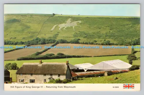 R809248 Rückkehr aus Weymouth. Hügel Figur von König Georg III. E. T. W. Dennis