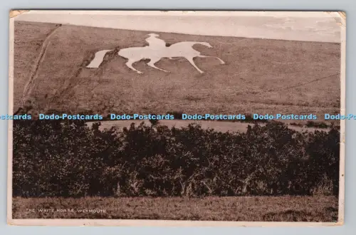 R805942 Weymouth. Das weiße Pferd. Woolstone Bros. London. The Milton Gelatined