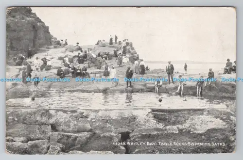 R805945 Whitley Bay Table Rocks Schwimmbäder. Photochrom. London. Tunbridge We