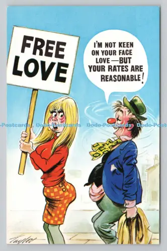 R811309 Free Love. Bamforth. Holmfirth. Yorkshire. Comic Serie. Nr. 623. Taylor