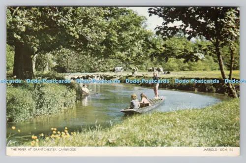 R809260 Cambridge. Der Fluss bei Grantchester. Jarrold. Norwich. England