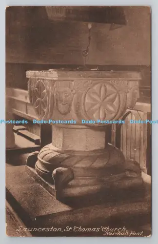 R805954 Launceston. Thomaskirche. Normanische Schrift. F. Frith. Reigate. Nr. 56153