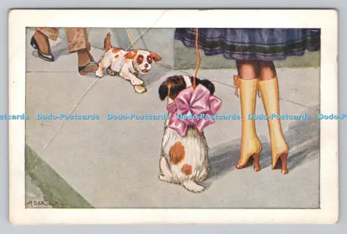 R809265 Zwei Hunde. A. Bertiglia