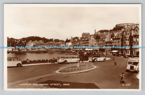 R807557 Oban. Harbour und George Street. Valentinstag. RP