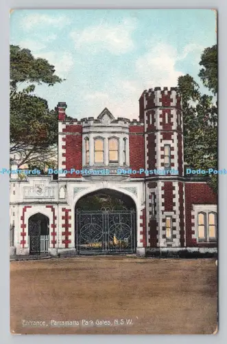 R809281 Parramatta Park Gates. N.S.W. Eingang. C. H. Yeend. Perfection Serie