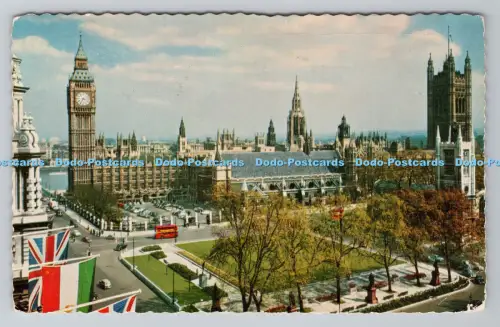 R806029 London. Parliament Square. Valentinstag. Farbig. 1245. V. Style. PM. Also