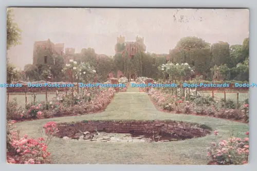 R809341 Blick auf Schloss und Blumengarten