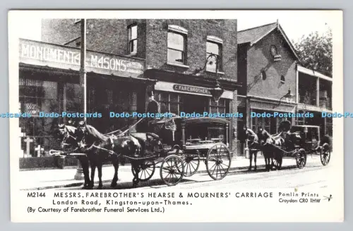 R811396 Kingston Upon Thames. London Road. Herren Farebrother Hearse and Mourne