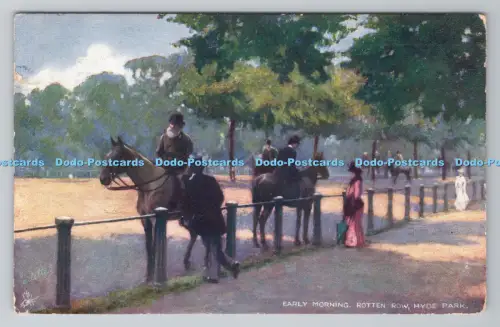 R806038 Hyde Park. Frühmorgens. Faule Reihe. stecken. Oilette. Serie. I. 7180