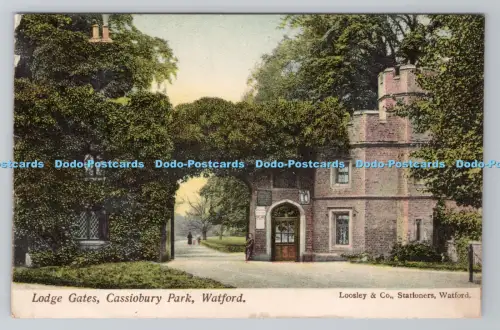 R806039 Watford. Cassiobury Park. Lodge Gates. Loosley. Schreibwaren