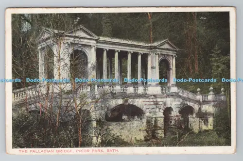 R806041 Badewanne. Prior Park. Die Palladianische Brücke. D. und D.G. PM. Weston Super Ma