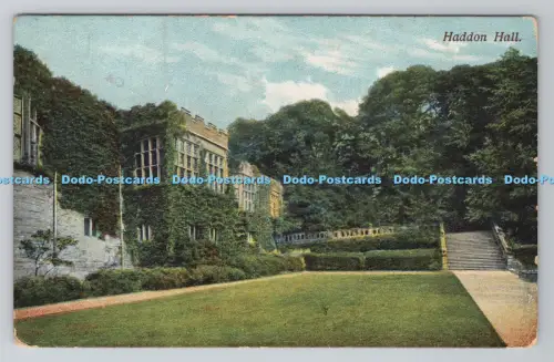 R806042 Haddon Hall. Serie Woodbury. Nr. 762. PM. Stowmarket. 1904