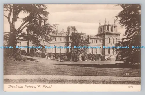 R806044 Blenheim Palace. W. Front. Valentine Serie