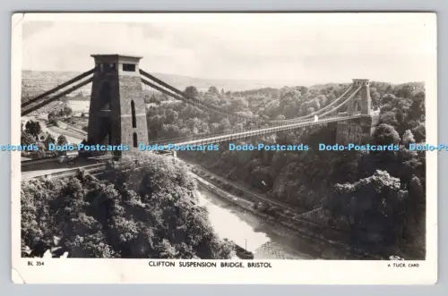 R807637 Bristol. Clifton Suspenison Bridge. stecken. Echtfoto. 1954