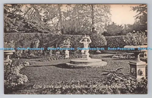 R806047 Saxmundham. Elihu Yale Sun Dial. Glemham Hall. Valentine Serie