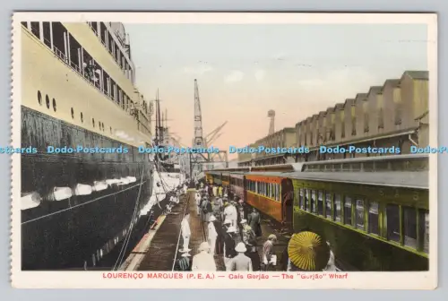 R809365 Lourenco Marques. P.E.A. Cais Gorjao. Santos Rufino. L. Marques