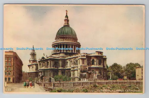 R806055 London. St. Paul Cathedral. J. Arthur Dixon. Isle of Wight. PM. Stoke Ne