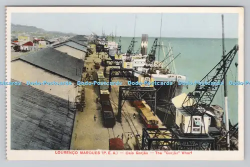 R809366 Lourenco Marques. P.E.A. Cais Gorjao. Santos Rufino. L. Marques