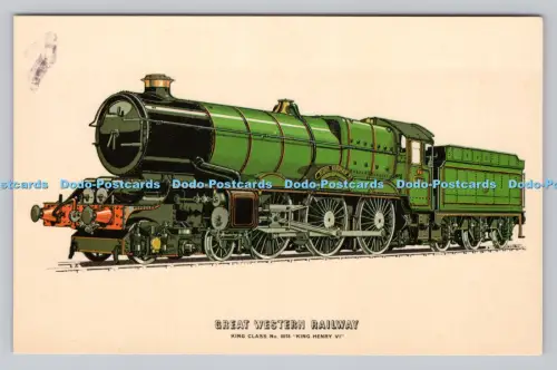 R811425 Great Western Railway. King Class No. 6018. König Heinrich VI. Fine Art Lith