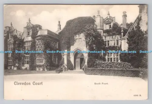 R807655 Clevedon Court. Südfront. Pfau