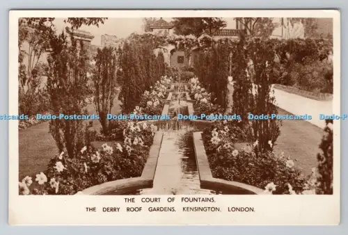 R806069 London. Kensington. The Derry Roof Gardens. Der Brunnenhof. Derr