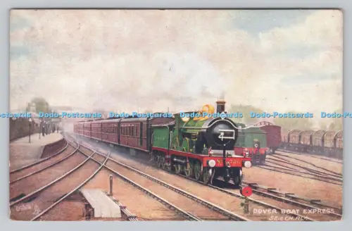 R807663 Dover Boat Express. S.E.C.H.Rly. Berühmte Ausdrücke. Stecken. Oilette. Se