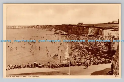 R811438 Cliftonville. Palm Bay und Cliffs. Serie A.H. und S. Paragon