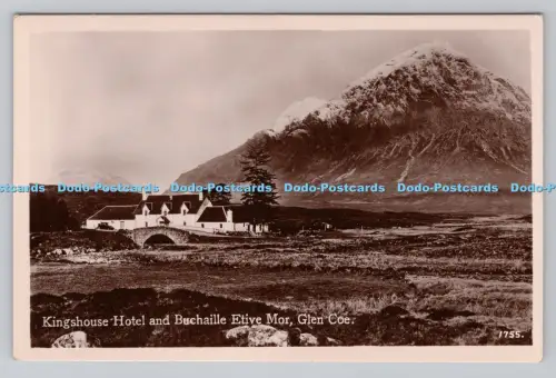R809385 Glen Coe. Kingshouse Hotel und Buchaille Etive Mor. J. B. Weiß. Dundee
