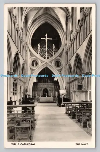 R807667 Wells Cathedral. Das Kirchenschiff. Kenyon von Wellington. Der Dekan und das Kapitel. R