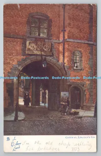 R806091 Gateway. Lincoln Inn. In Dickens Land. Stecken. Art. Serie. 1164. 1903