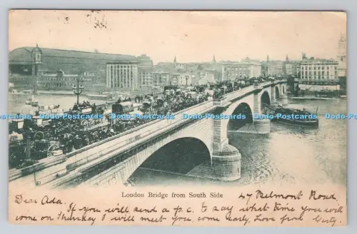 R806095 London Bridge von der Südseite. Ferd. Valfer. Berlin. 1903