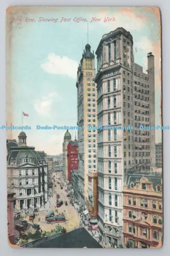 R806134 New York. Parkreihe. Postfiliale anzeigen. The American News. Druckchrome.