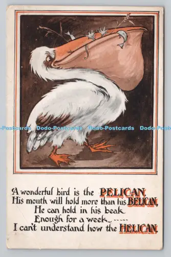 R807727 Ein wunderbarer Vogel ist der Pelikan. Inter Art. London. Pelikan Nr. 510