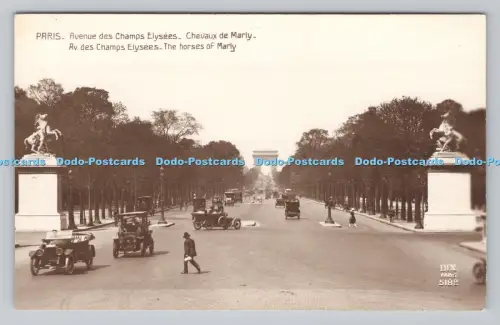 R807735 Paris. Av. Des Champs Elysees. Die Pferde von Marly. DIX