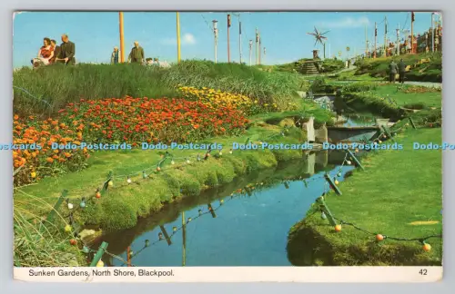 R806145 Blackpool. Versunkene Gärten. North Shore. Bamforth. Holmfirth. Yorkshire.