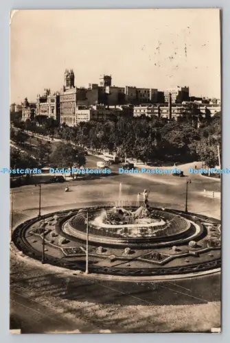 R807748 Madrid. Eine Teilansicht. Neptunbrunnen. Heliotipia Artistica Espanola