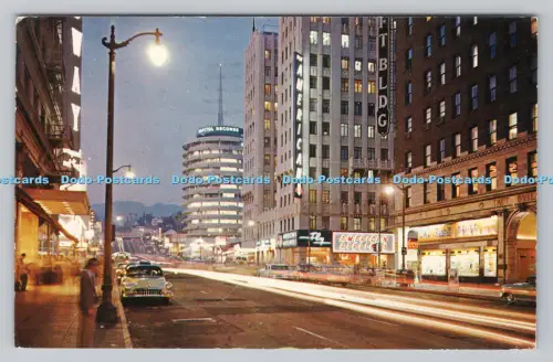 R809468 Hollywood. Kalifornien. Hollywood und Vine. Plastichrome von Colourpicture. Mit