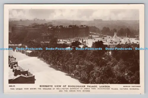 R809473 London. Blick aus der Vogelperspektive auf den Buckingham Palace. J. Beagles. RP