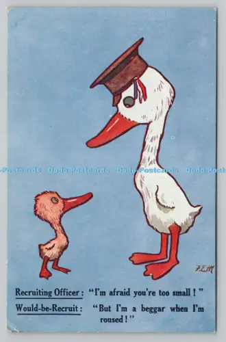 R807769 Rekrutierungsoffizier. Ich habe Angst, dass du zu klein bist