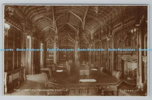 R806186 Taymouth Castle. Die Bibliothek. Valentinstag. RP
