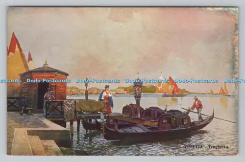 R809495 Venezia. Traghetto. A. Scrocchi. Milano