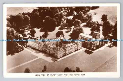 R806189 Luftaufnahme von Milton Abbey aus Nordwesten. J. J. Hobbs. Wessex. RP