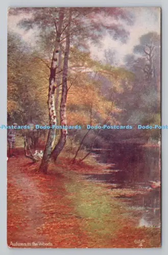 R809498 Herbst im Wald. Happy England. stecken. Oilette. Serie. II. Nr. 9443.