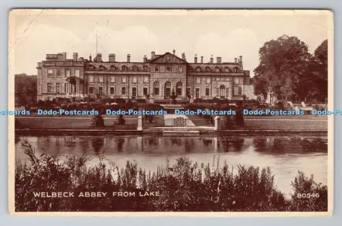 R806190 Kloster Welbeck vom See. Valentinstag. Fototyp. 1947