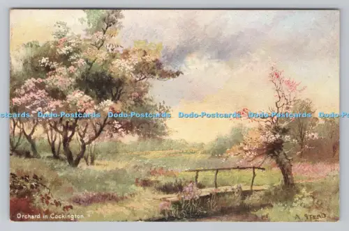 R809501 Orchard in Cockington. B. B. London. Serie. Nr. A6. A. Stead