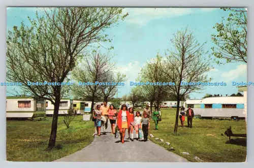 R806193 Greatstone. Neuer Romney Wohnwagen-Stellplatz. Fotopräzision. St. Ives. Jagdd