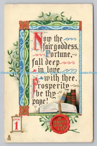 R807785 Jetzt die schöne Göttin Glück. Die Bücher. stecken. Florentiner Rand. Nr. 60