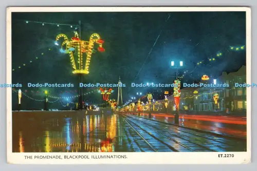 R809509 Blackpool Illuminations. Die Promenade. Valentinstag. Valcolour. PM. Fylde