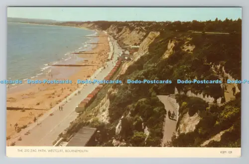 R806201 Bournemouth. Westcliff. Der Zick-Zack-Weg. Jarrold. Norwich. England. RP