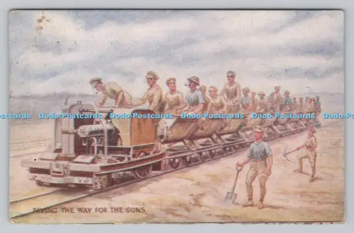 R809540 Schwärmen den Weg für die Waffen. War Bond Campaign Post Card
